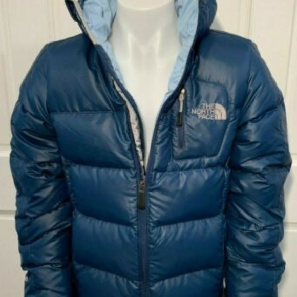 NORTH FACE - Blue, Down "Tahoe Hoody" Jacket - LAST ONE LEFT! Warm Winter Jacket - Picture 5 of 6